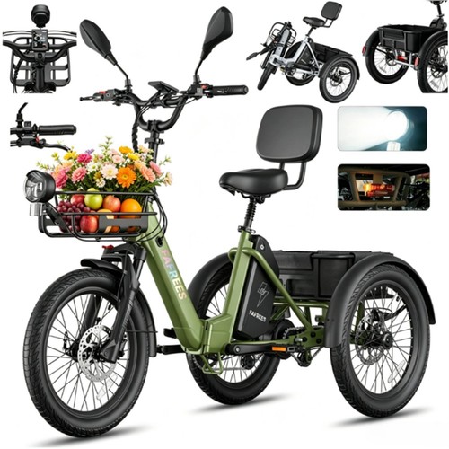 Electric tricycle for adults - tricycle,