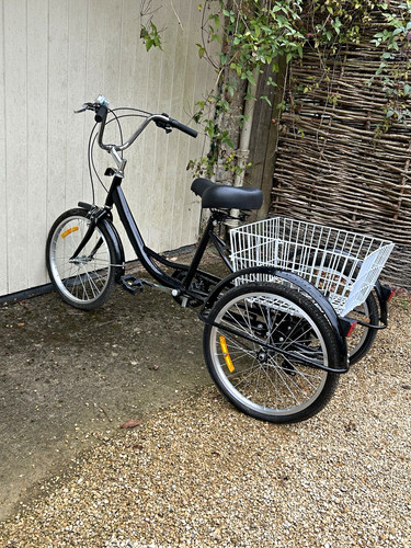 Black adult wheel tricycle - 3-wheel,