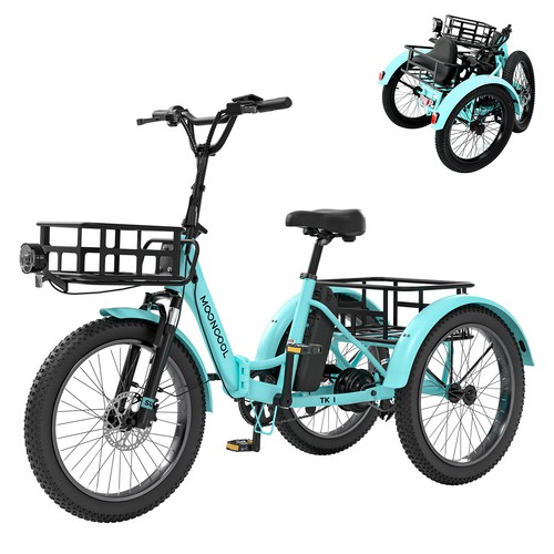 Folding electric tricycle - 20",