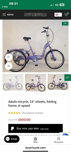 Ladies tricycle brand new had - tricycle,