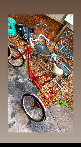 Red adult tricycle trike - red,