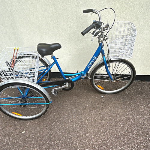 Jorvik adult tricycle blue - tricycle,