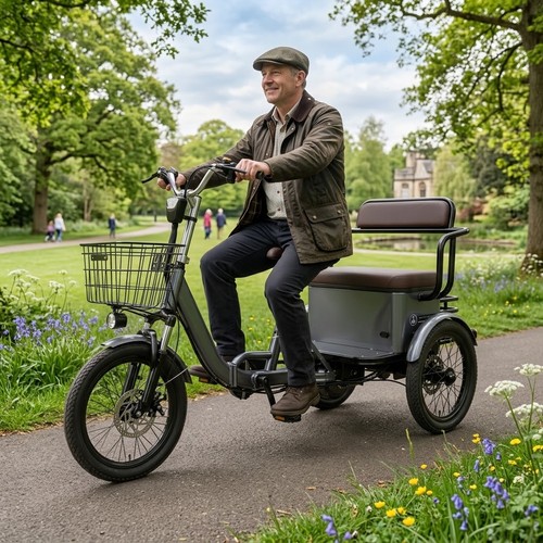 Folding electric tricycle - electric,