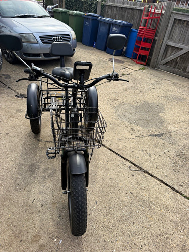 Black adult tricycle - tricycle, trike